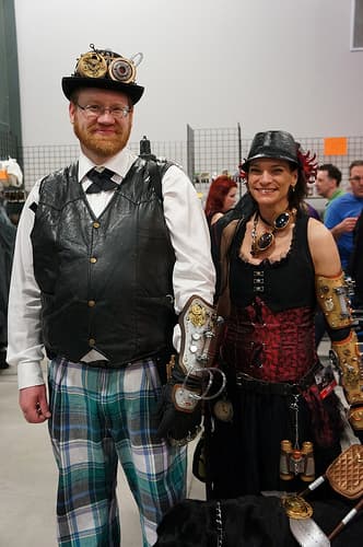 Steampunky couple