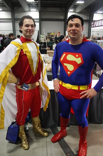 Ottawa Comiccon 2014: Captain Marvel and Superman