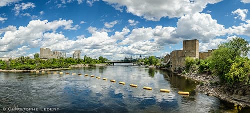 Ottawa River Panorama - Parliament of Canada