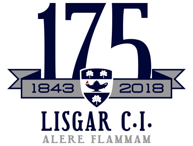 Lisgar Collegiate 175th anniversary logo
