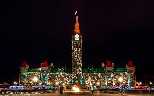 25 Days of Ottawa Christmas Lights #9: The Parliament of Canada