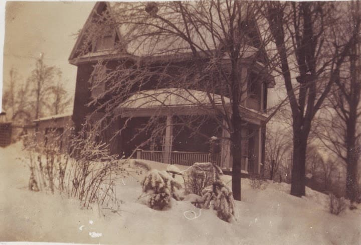 623 Fraser is pictured here, a gorgeous shot of this historic Fraser Avenue home in the 1930s.