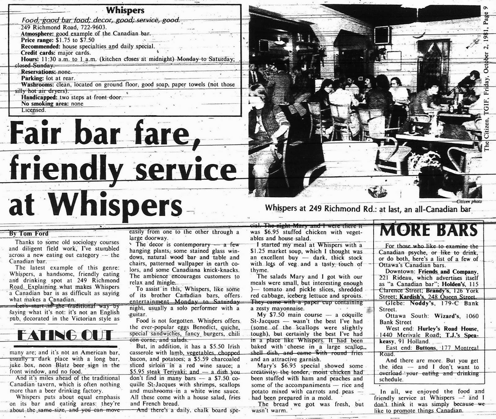 Ottawa Citizen, October 2, 1981