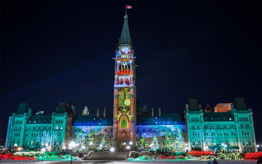 Christmas Lights Across Canada