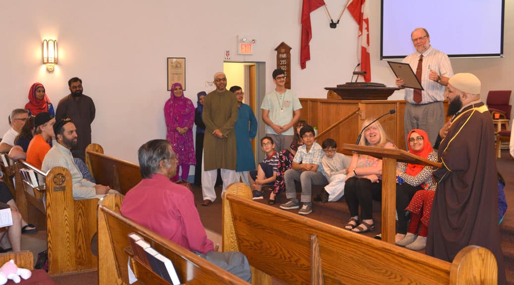 Kanata Muslim Association visits Stittsville United Church